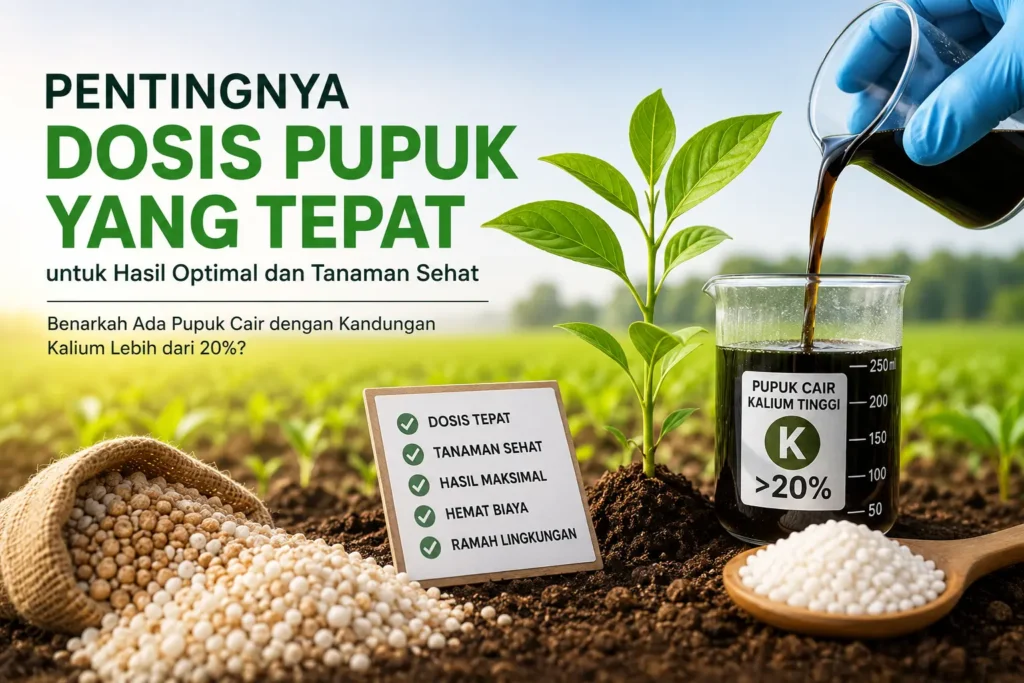 Mengapa Harus Menggunakan Pupuk dengan Dosis yang Tepat?