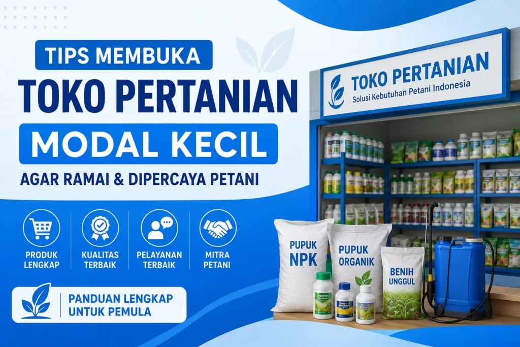 Strategi Membuka Toko Pertanian Modal Kecil Agar Cepat Berkembang