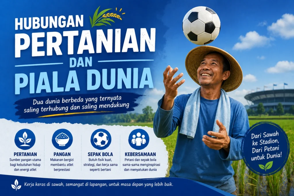 Hubungan Pertanian dan Piala Dunia: Dua Dunia yang Ternyata Satu Tim