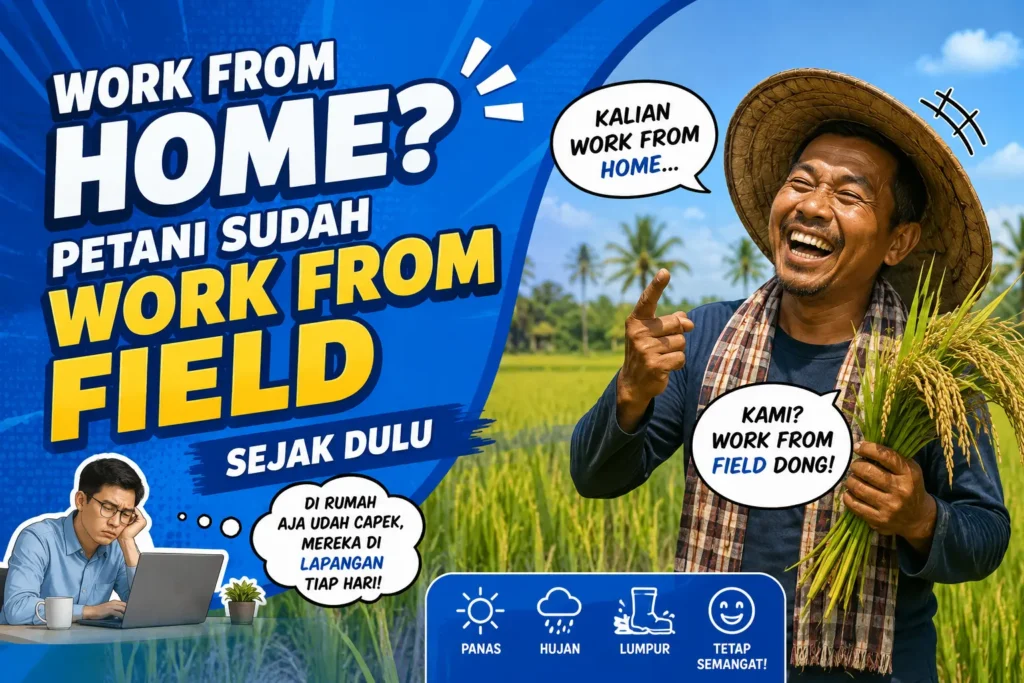 Work From Home? Petani Sudah Work From Field Sejak Dulu