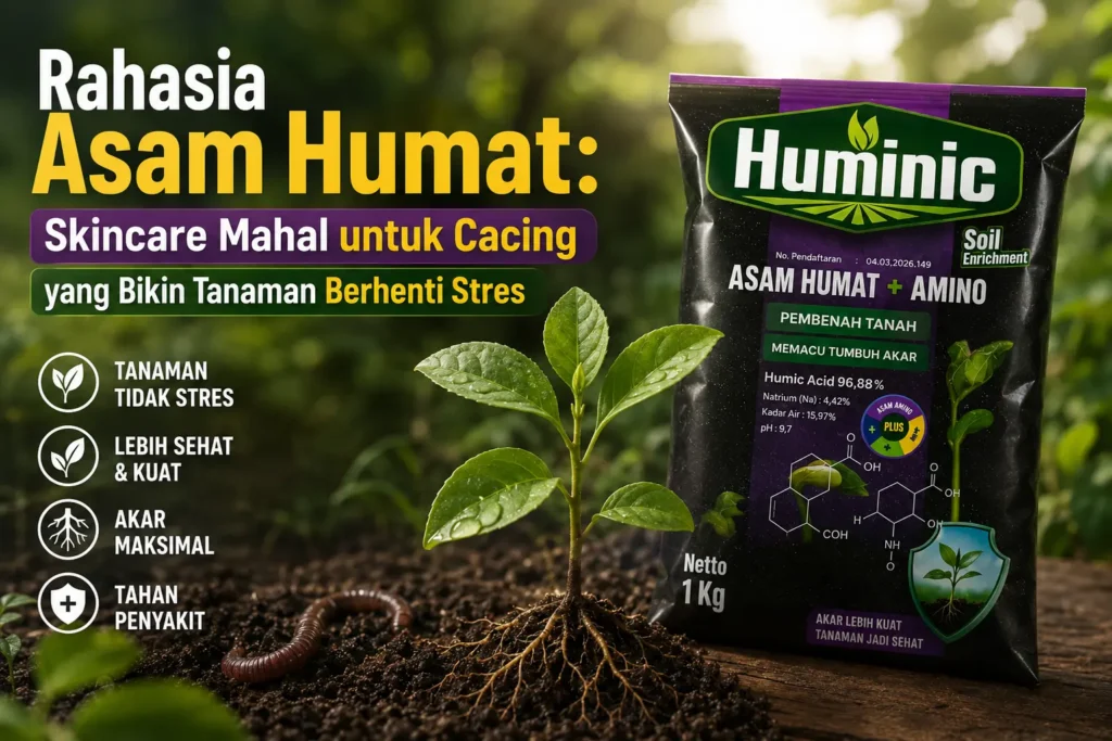 Manfaat Asam Humat: Skincare Tanah Bikin Tanaman Subur