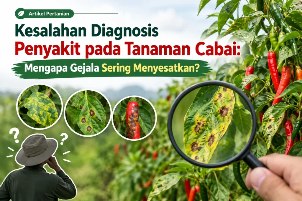 Kesalahan Diagnosis Penyakit Tanaman Cabai dan Cara Mengatasinya